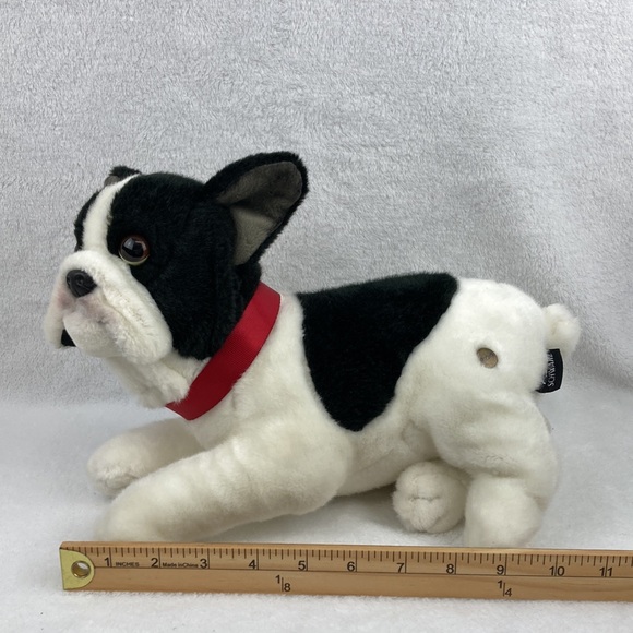 FAO Swartz Boston Terrier Plush Stuffed Animal Toy Realistic 11” - Picture 13 of 14